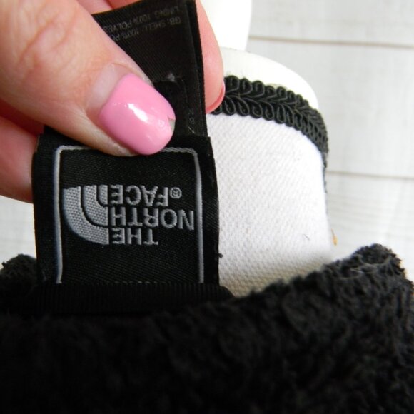 THE NORTH FACE WM'S BLACK FLEECE ZIP FRONT JACKET COZY SOFT SZ L LARGE - Picture 7 of 7